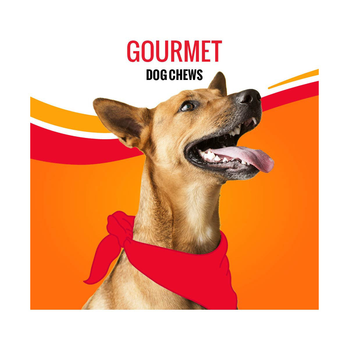 Good ’n’ Fun Triple Flavor Wings Rawhide Chews for Dogs, 4 oz