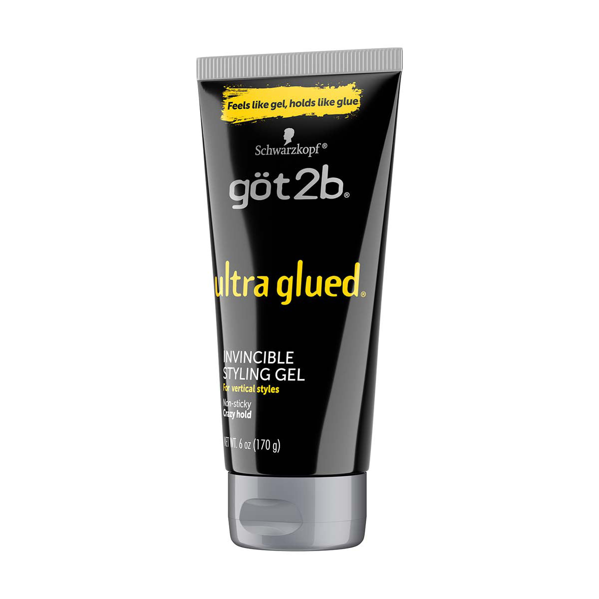 Got2b Ultra Glued Invincible Styling Hair Gel, 6 oz