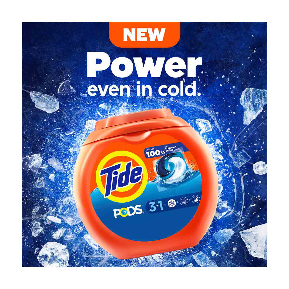 Tide PODS Laundry Detergent Pacs, Original Scent, 16 Count, Powerful 3-in-1 Clean in one Step, HE Compatible