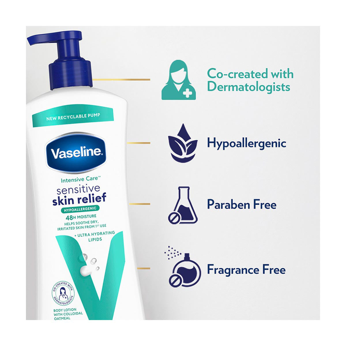 Vaseline Intensive Care Nourishing Moisture Body Lotion, 20.3 oz
