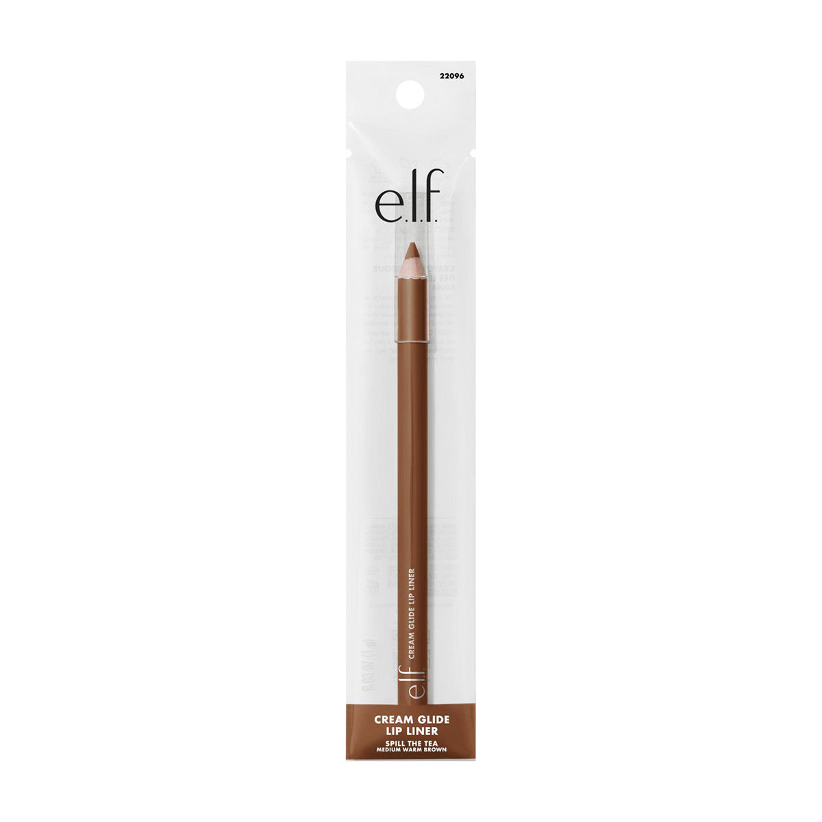 e.l.f. Cream Glide Lip Liner, Spill the Tea, 0.03 oz