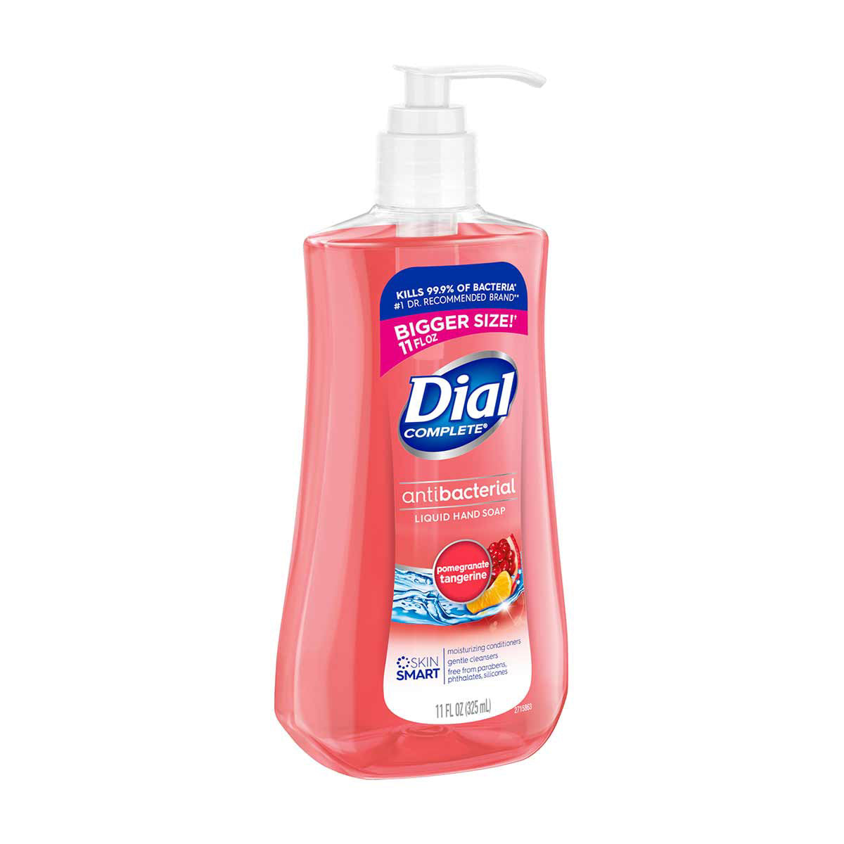 Dial Complete Antibacterial Liquid Hand Soap - Pomegranate Tangerine, 11 fl oz