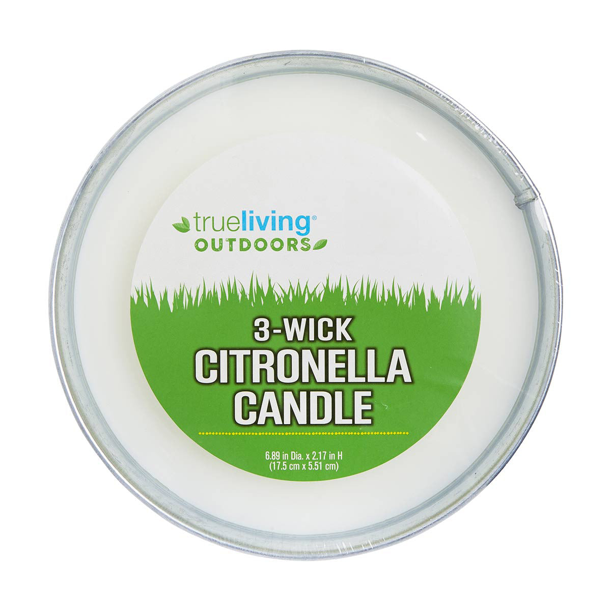 True Living Outdoors 3-Wick Citronella Candle