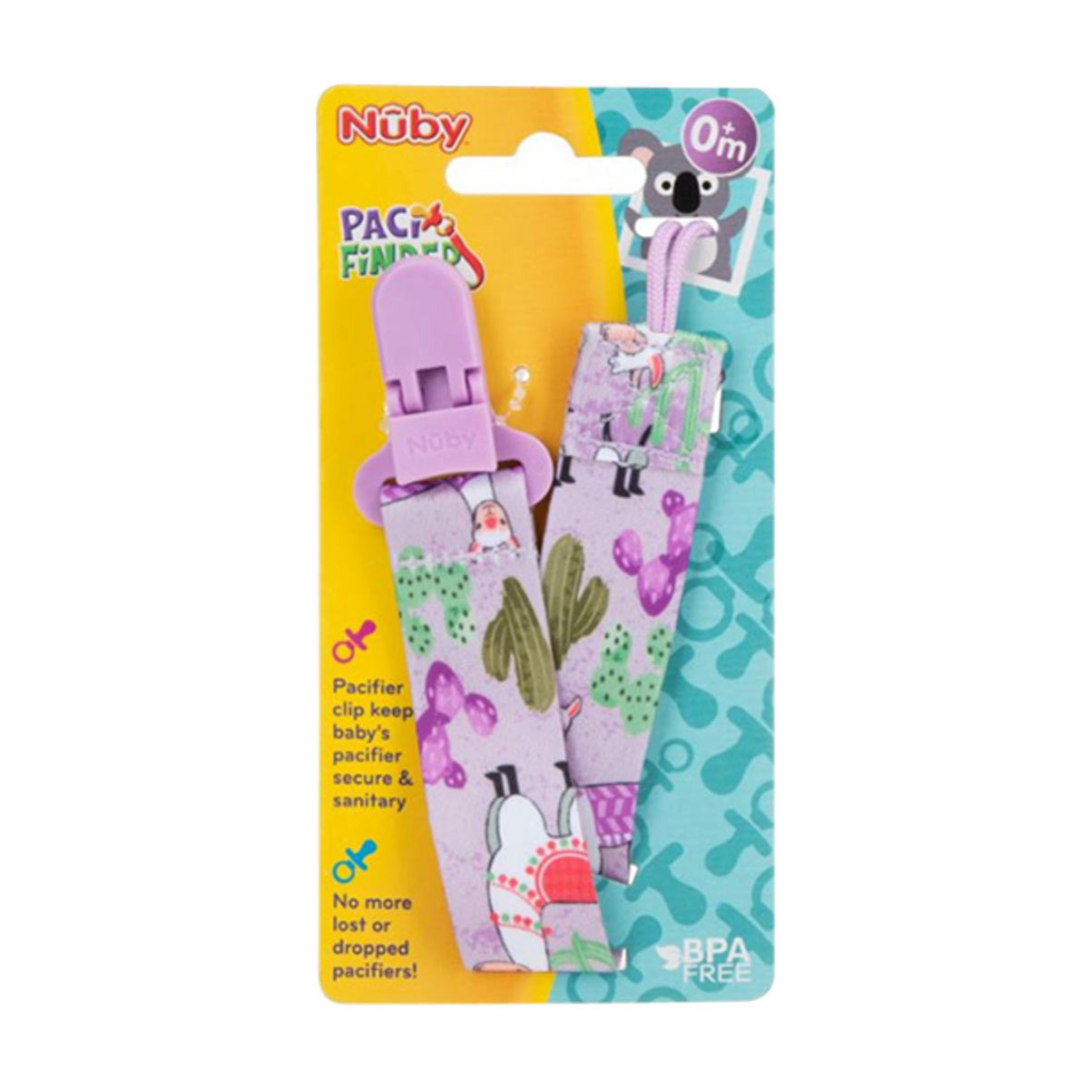 Nuby Pacifier Clip - Assorted