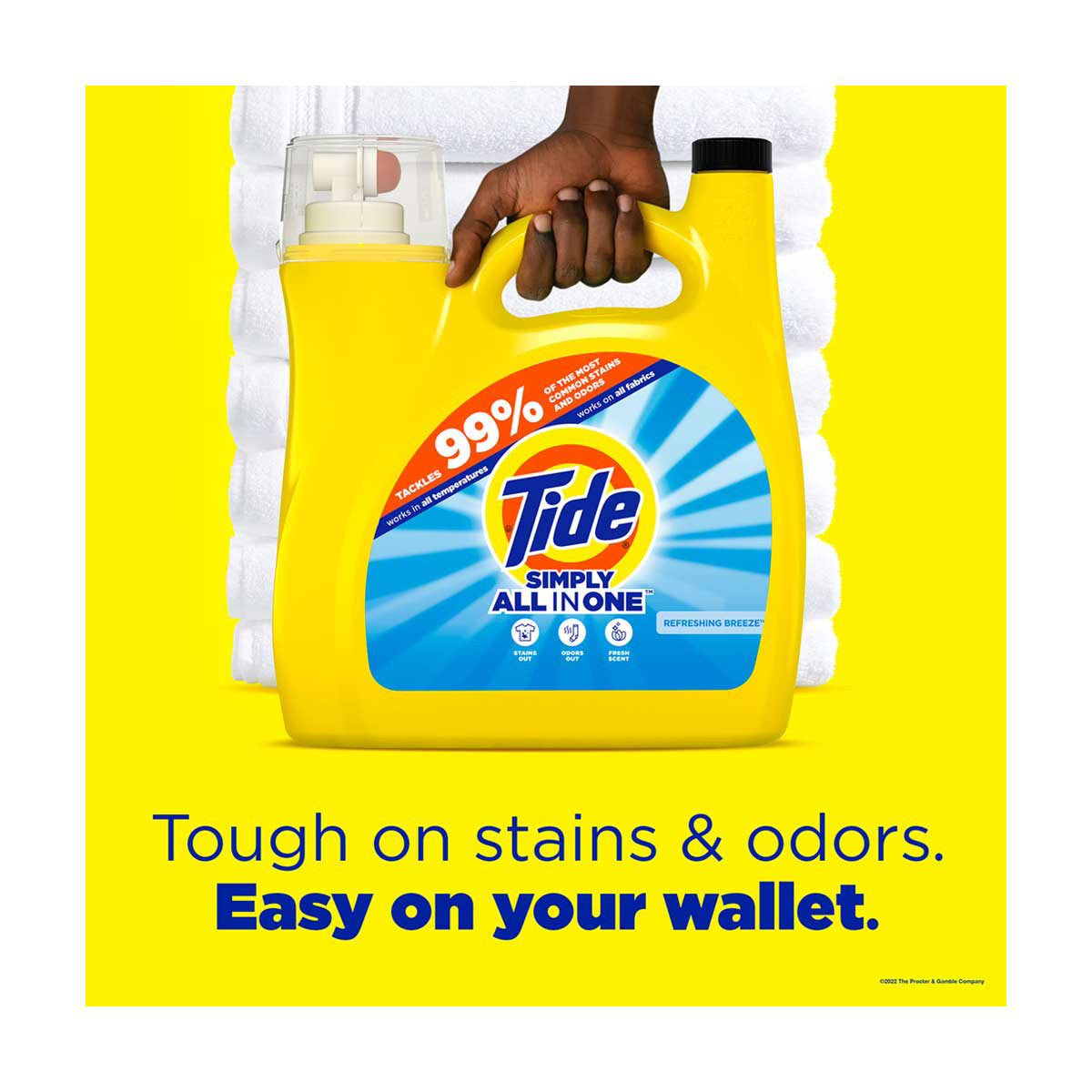 Tide Simply Clean & Fresh Liquid Laundry Detergent - Refreshing Breeze, 89 loads - 128 fl oz