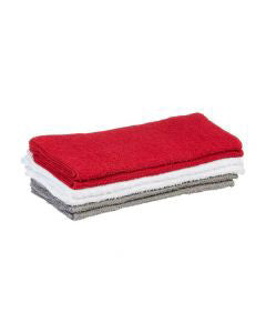 Super Value 18-Pack Multi-Purpose Washcloths, 100% Cotton, 11 in x 11 in, Assorted