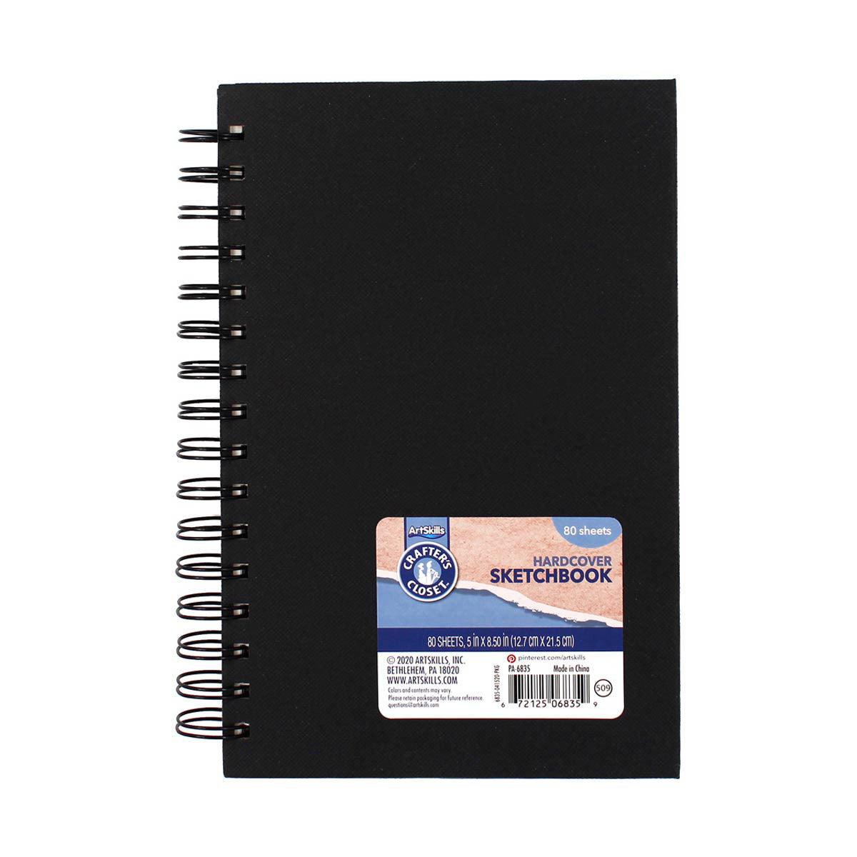 Crafter's Closet Watercolor Sketchbook, 36 Sheets