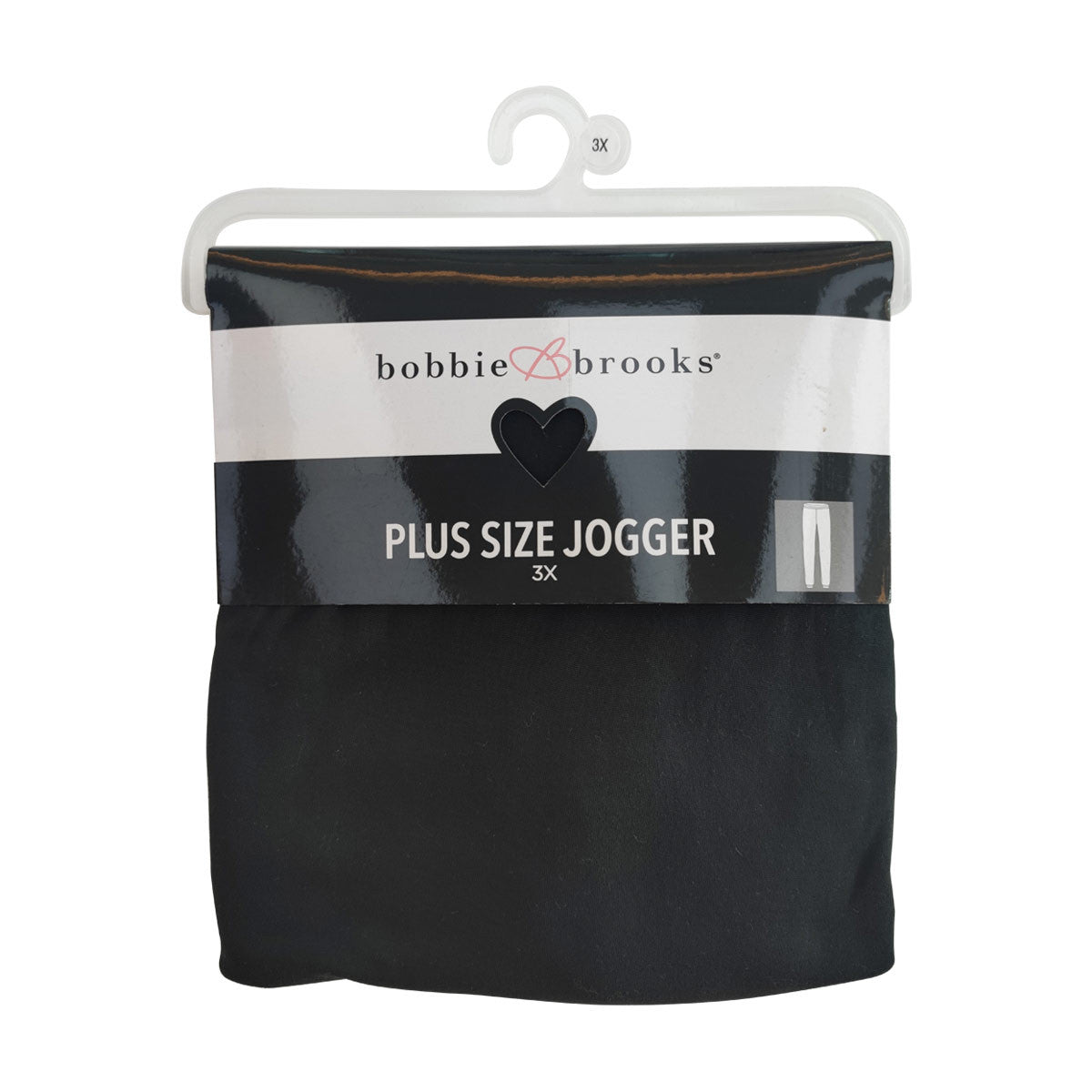 Bobbie Brooks Ladies Core Black Jogger, 3X