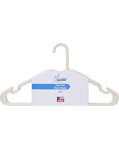 True Living Essentials Heavy-Duty Plastic Hangers, 3 ct