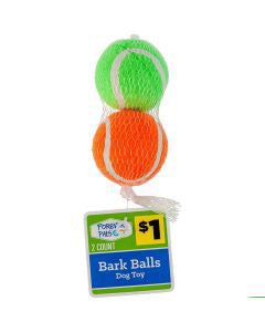 Forever Pals Bark Balls Dog Toys, 2 ct