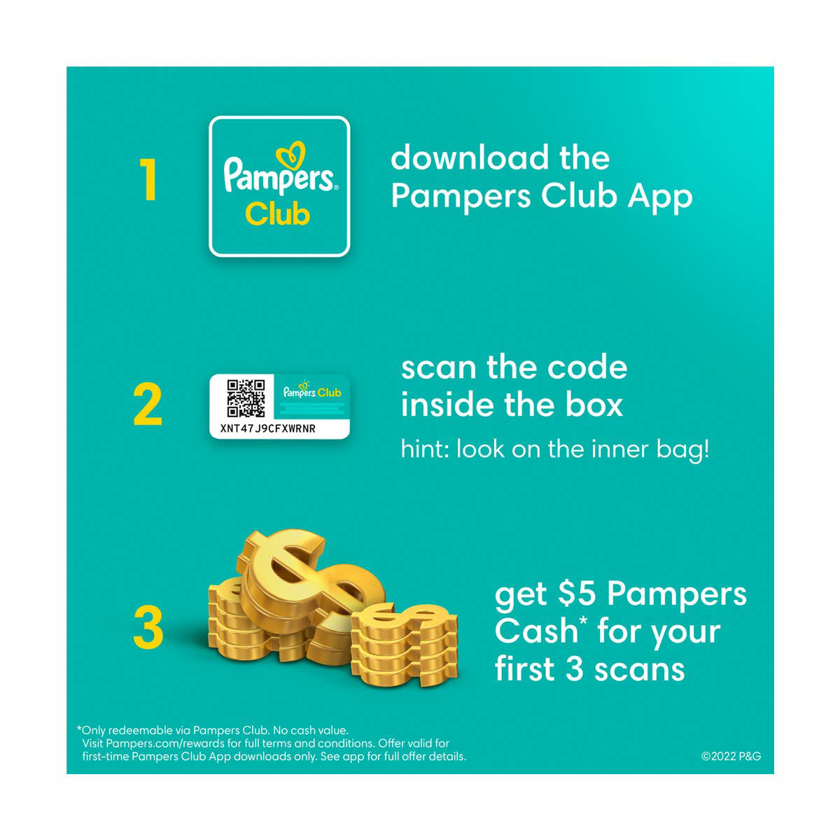 Pampers Baby Dry Diapers, Size 5, 27+ lbs, 24 Count, Absorbent Disposable Diapers