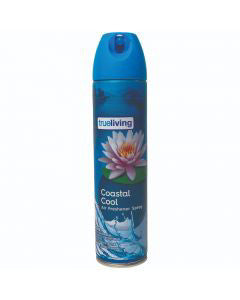 True Living Aerosol Spray, Coastal Cool, 8 oz