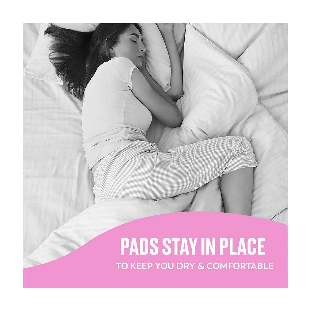 Carefree Ultra Thin Pads, Overnight Pads With Wings, 28 ct