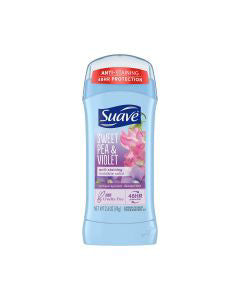 Suave Invisible Solid Antiperspirant Deodorant, Sweet Pea & Violet, 2.6 oz