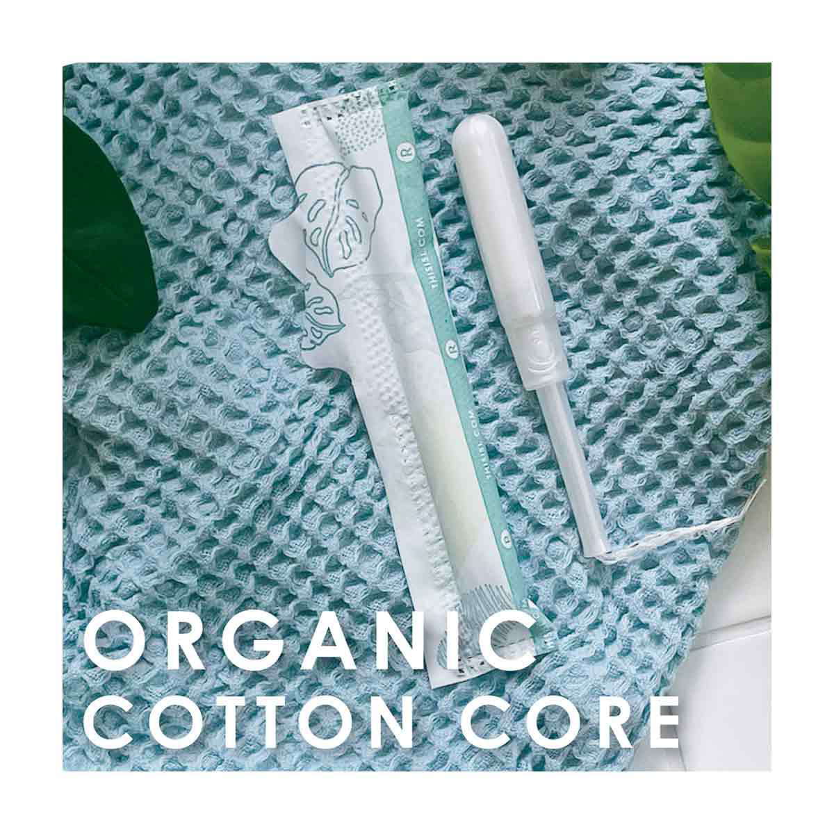 L. Cotton Tampons Regular/Super Absorbency Multipack, Free from Chlorine Bleaching, Pesticides, Fragrances, or Dyes, 30 Count