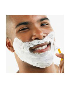 BIC Sensitive Shaver Men's Disposable Razor, Single Blade, Sensitive Skin Razor, 12 ct
