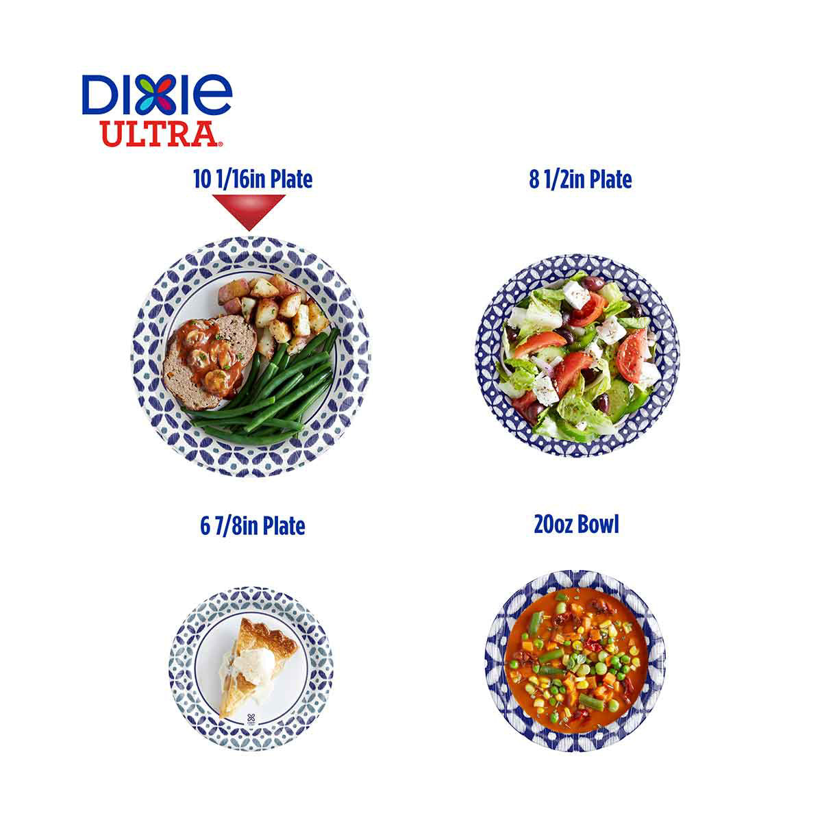 Dixie Ultra Paper Plates, 20 ct