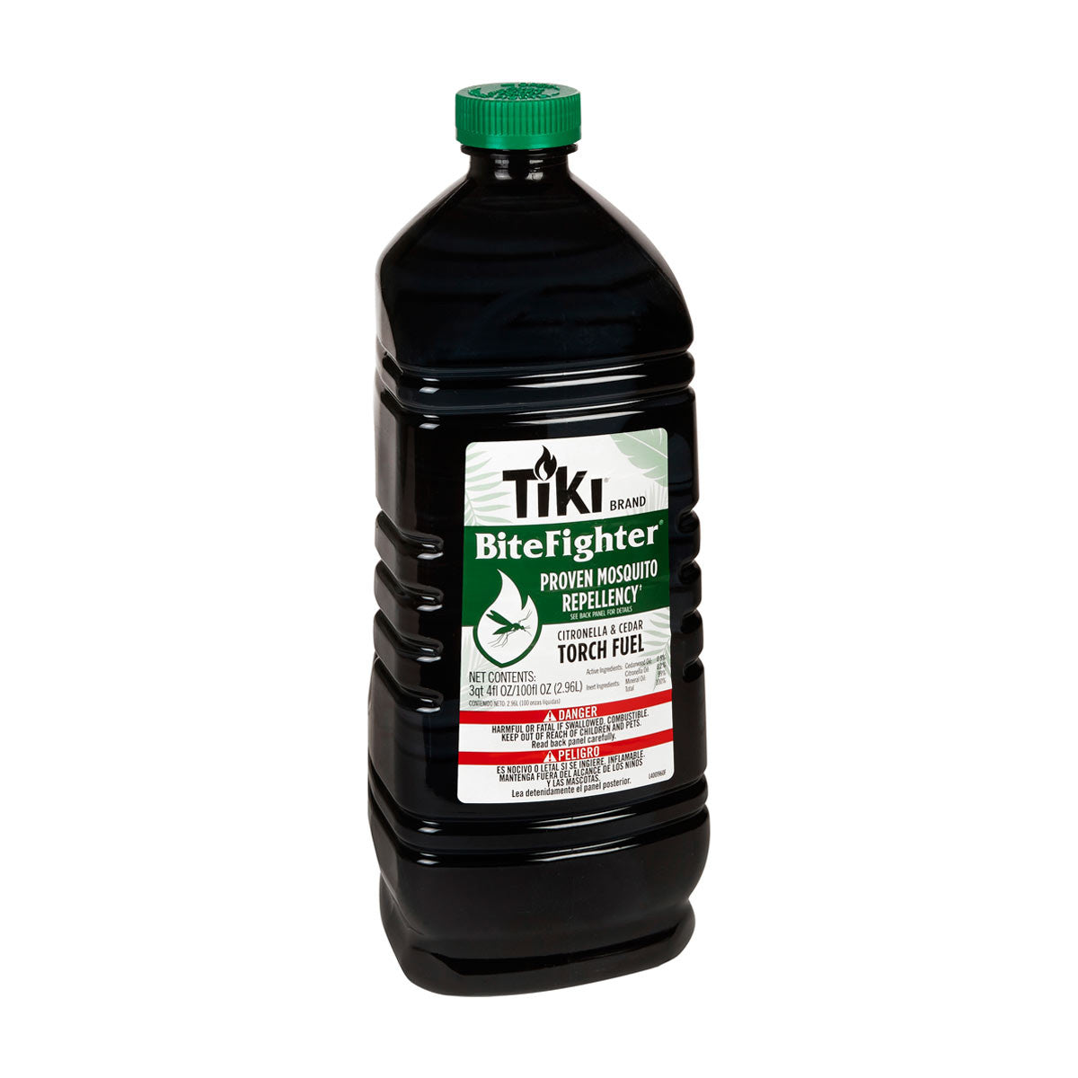 Tiki Bitefighter Proven Mosquito Repellency Citronella & Cedar Torch Fuel, 100 oz