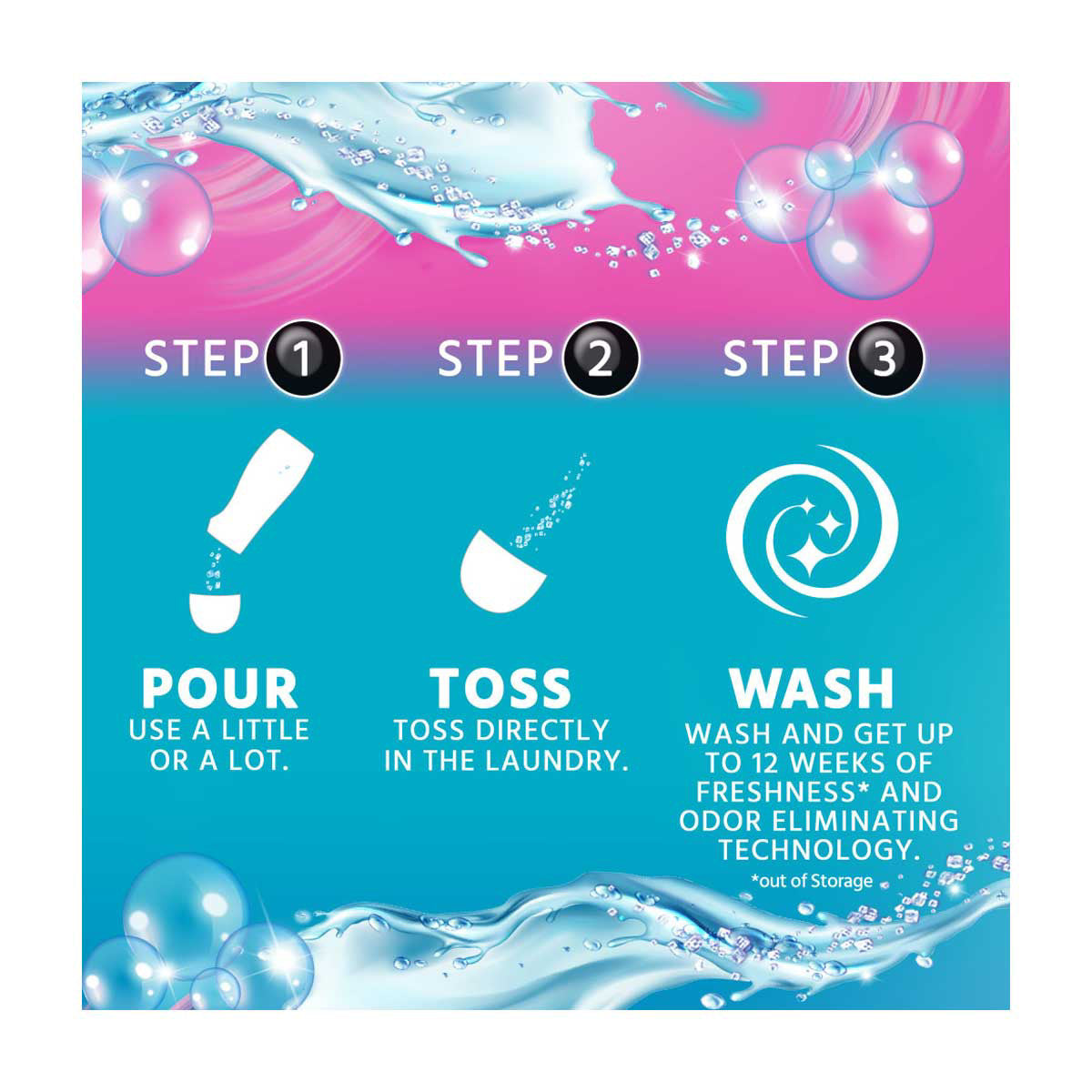 Purex Crystals Fresh Vibes In-Wash Scent Booster, 21 oz
