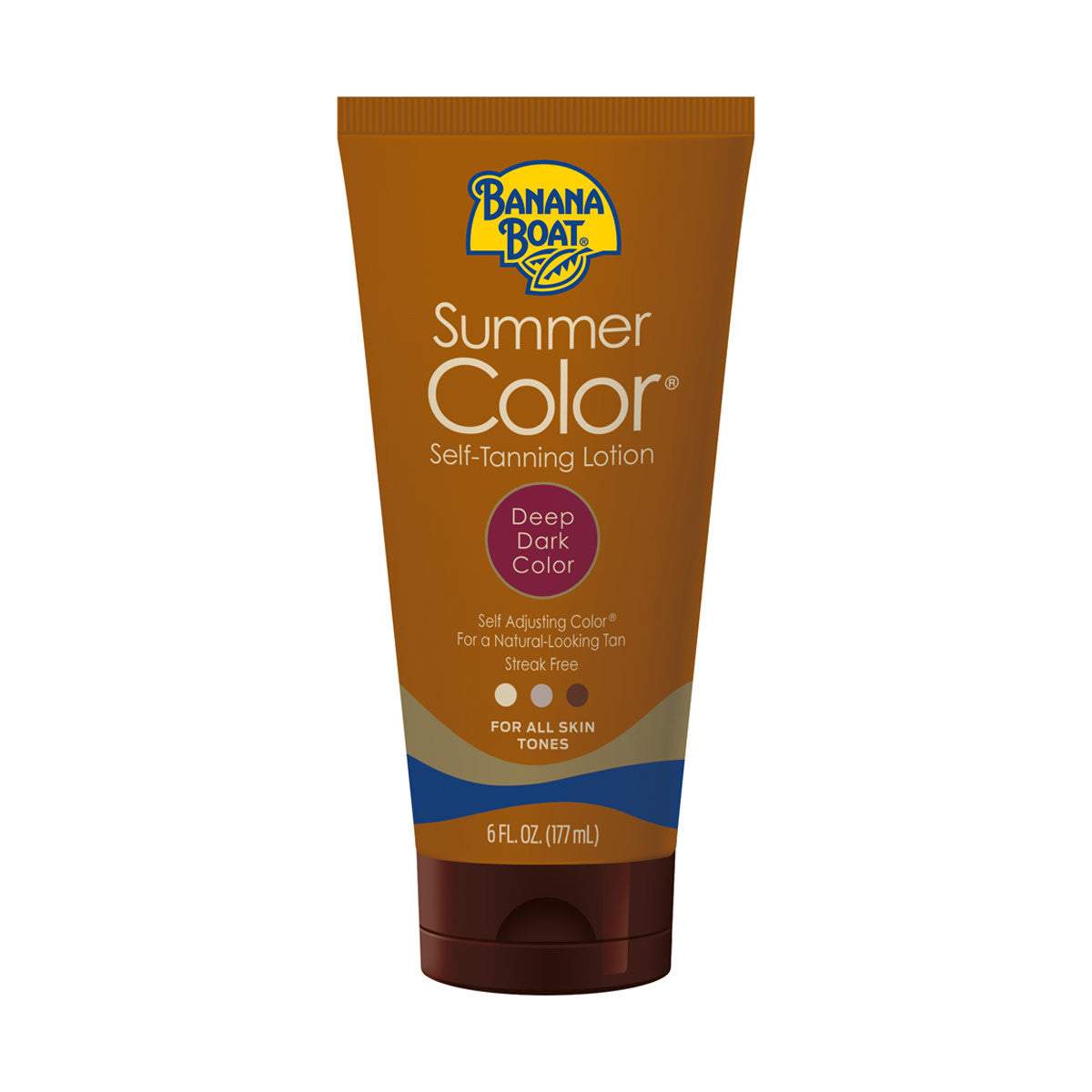 Banana Boat Summer Color Self-Tanning Lotion, Deep Dark Color, 6 fl oz