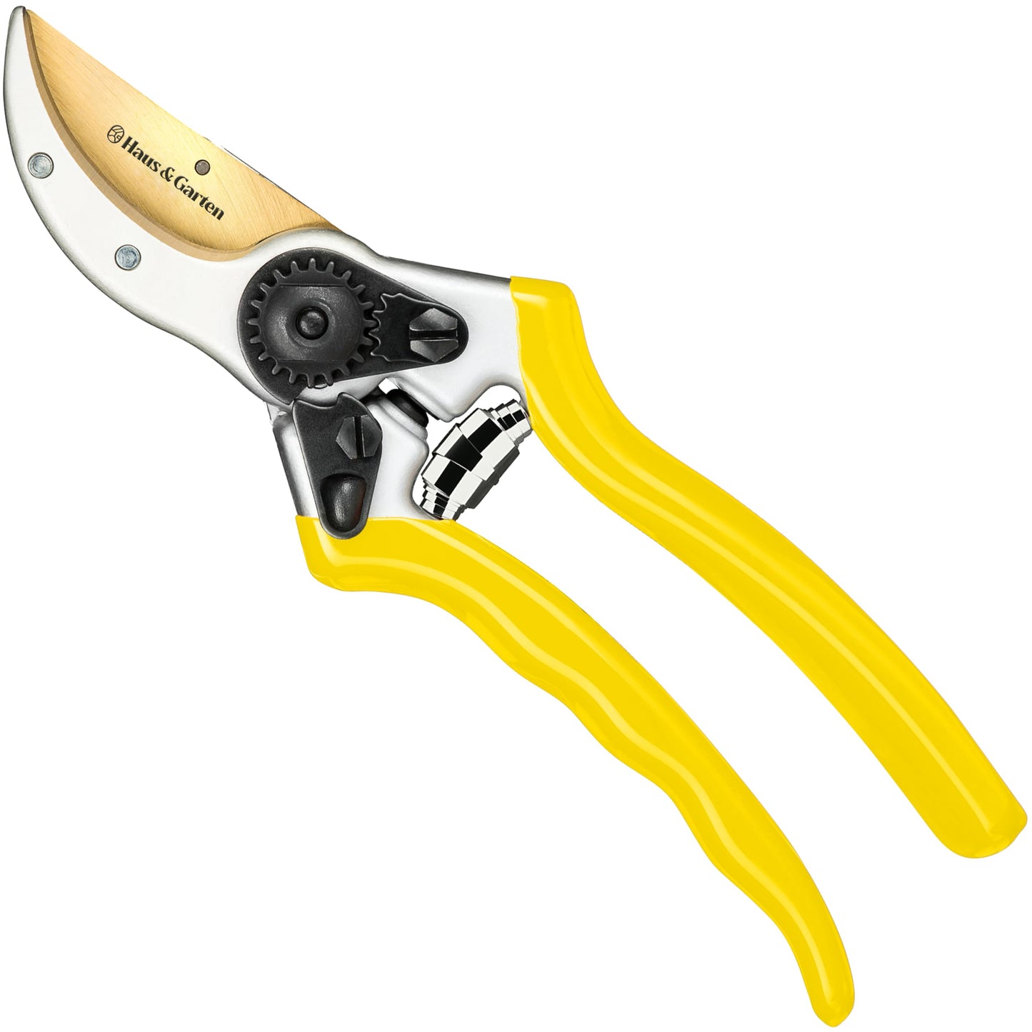 Haus & Garten ClassicPRO 8.5" Professional Premium Titanium Bypass Pruning Shears - Use As Pruners, Garden Shears, Heavy Duty Handheld Pruning Shears For Gardening, Clippers, Pruner Scissor Tool