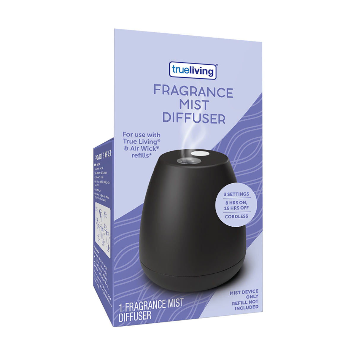 True Living Cordless Fragrance Mist Diffuser, 1 ct