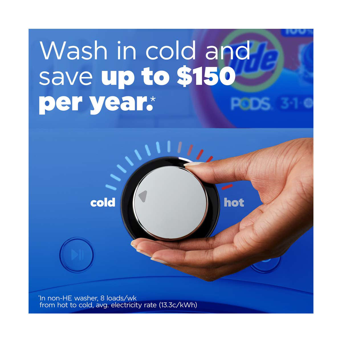 Tide PODS Laundry Detergent Pacs, Original Scent, 16 Count, Powerful 3-in-1 Clean in one Step, HE Compatible
