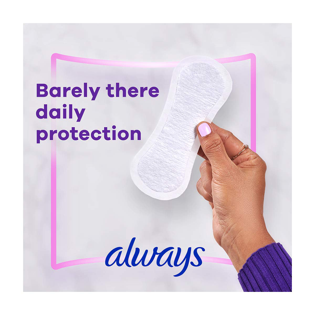 Always Thin No Feel Protection Daily Liners, Thin, 20 ct