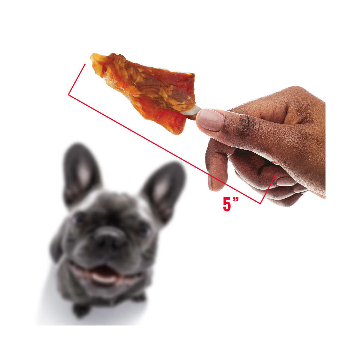 Good ’n’ Fun Triple Flavor Wings Rawhide Chews for Dogs, 4 oz