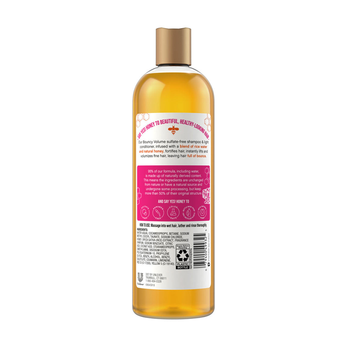 Yes Honey Shampoo Bouncy Volume 16 oz