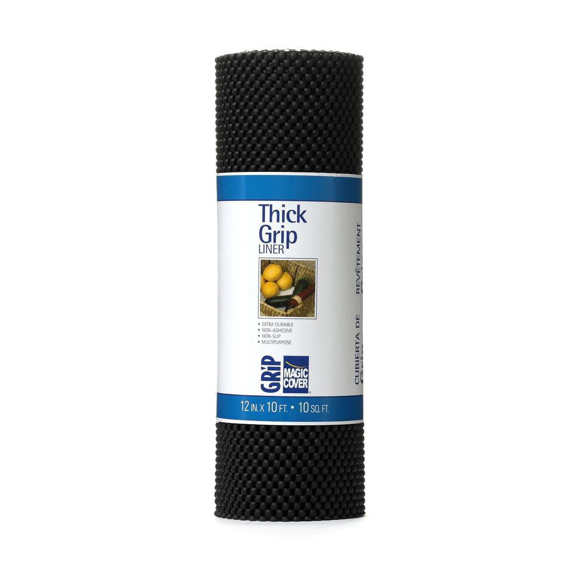 Magic Cover Thick Grip Liner, Black, 10 sq ft