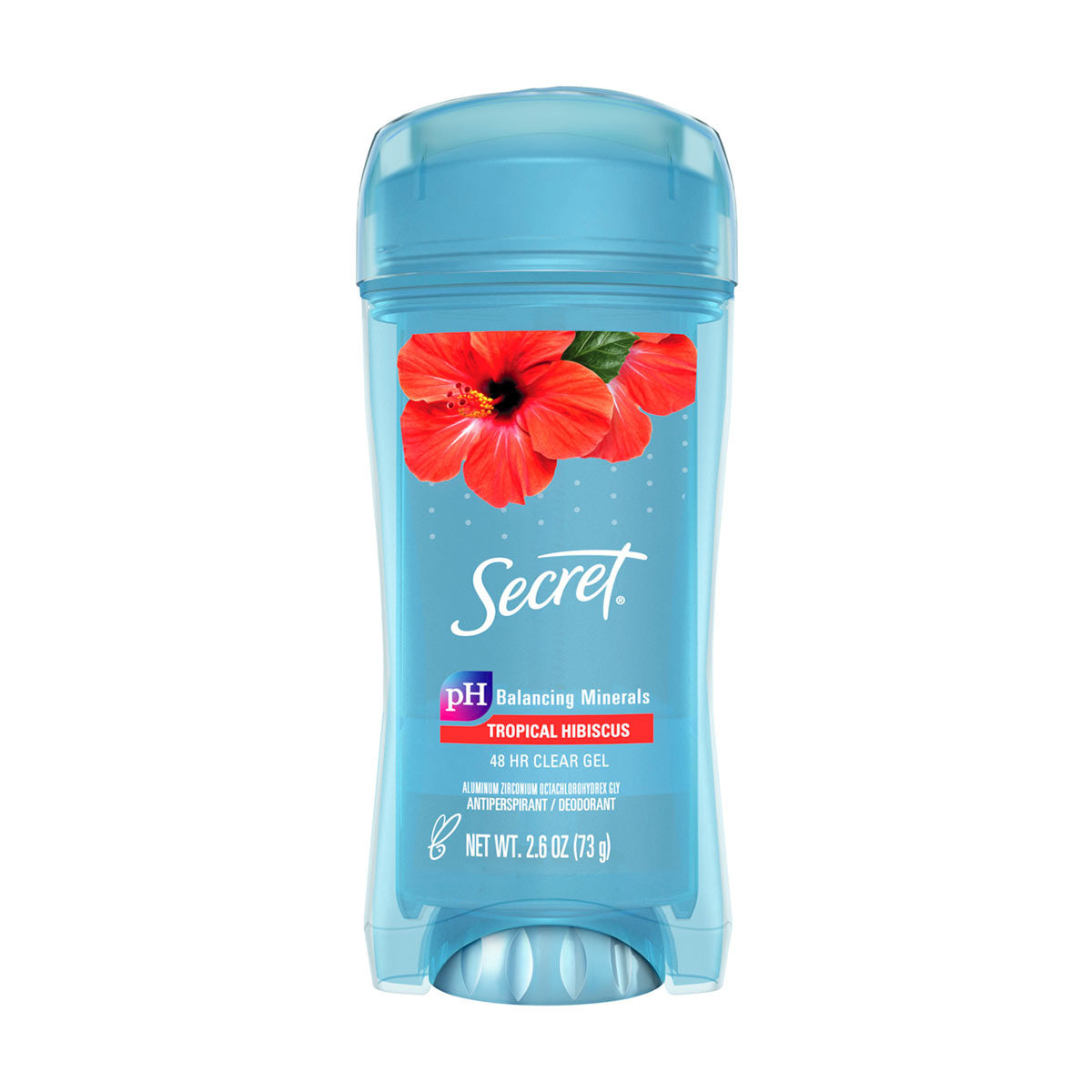 Secret Clear Gel Tropical Hibiscus, Antiperspirant and Deodorant for Women, 2.6oz