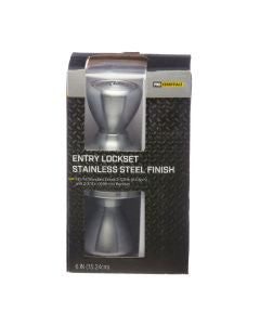 Pro Essentials Entry Lockset - Stainless Steel, 1 ct