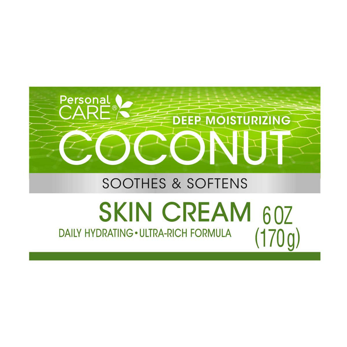 Personal Care Deep Moisturizing Skin Cream, Coconut - 6 oz