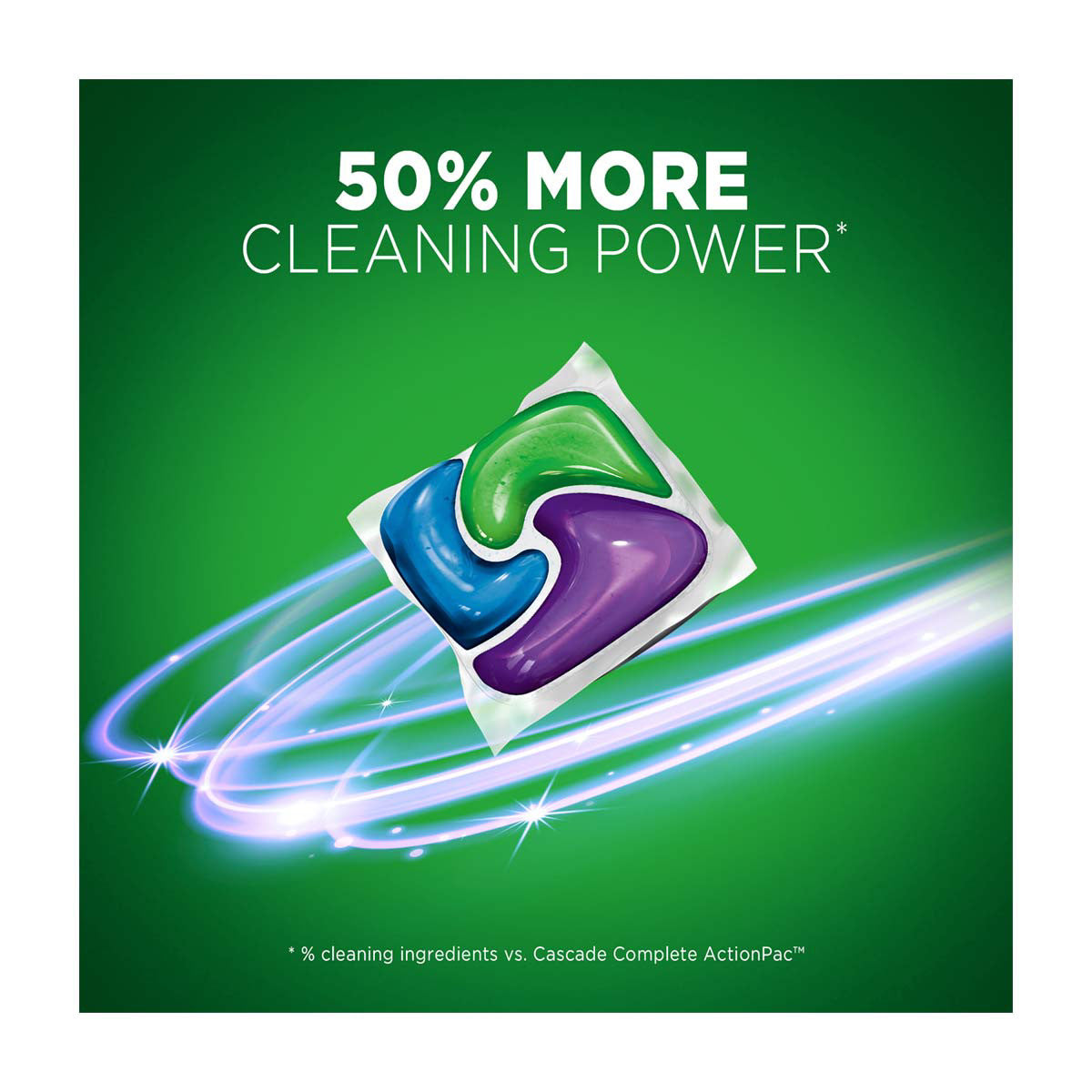 Cascade Platinum + Oxi ActionPacs Dishwasher Detergent, Fresh Scent, 30 ct