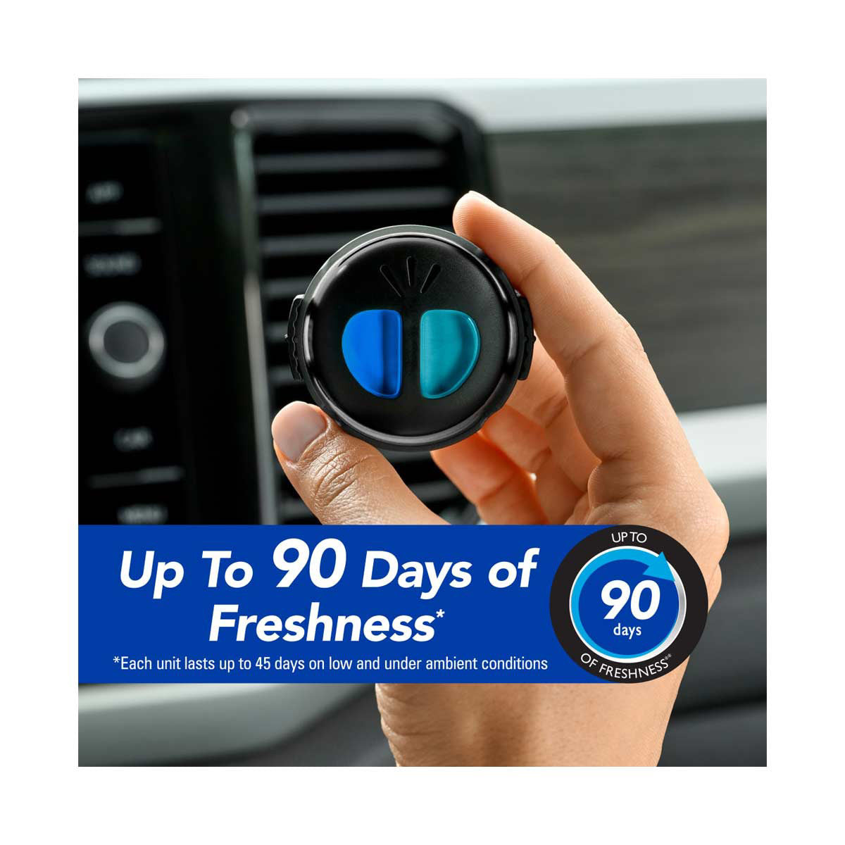 Refresh Your Car Air Freshener Diffuser, New Car/Cool Breeze, 2 ct