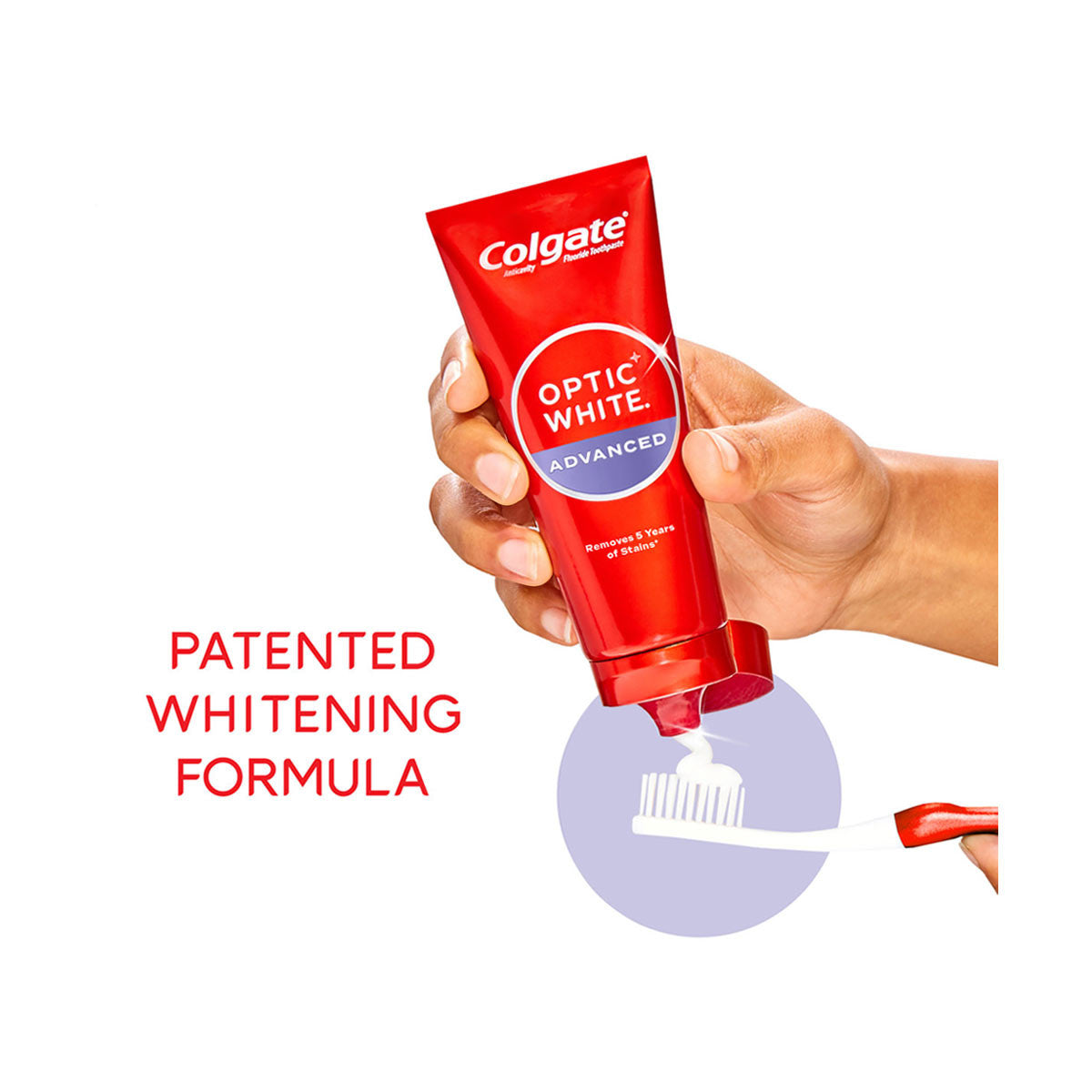 Colgate Optic White Advanced Teeth Whitening Toothpaste - Sparkling White