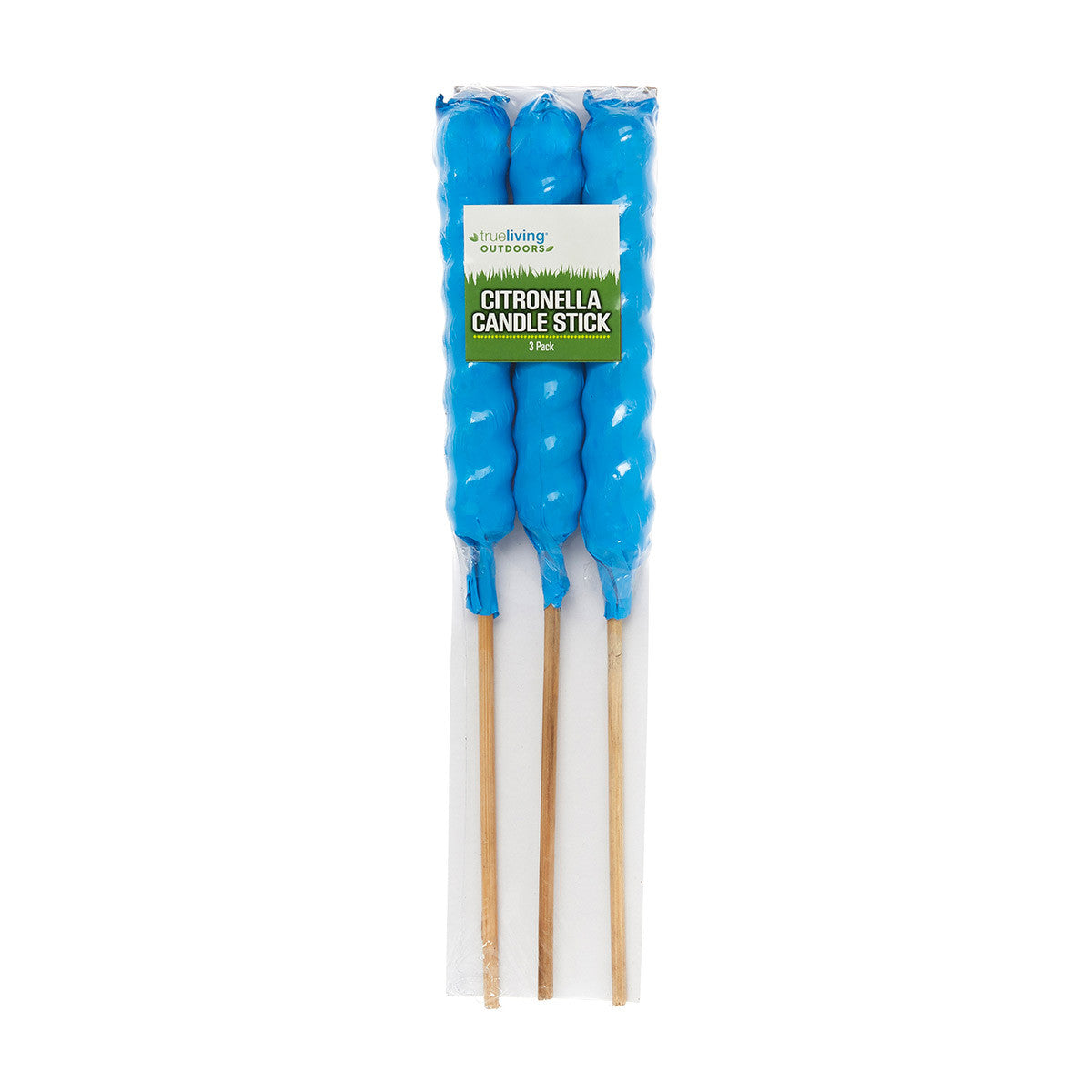 True Living Outdoors Citronella Candle Stick, 3 ct - Assorted