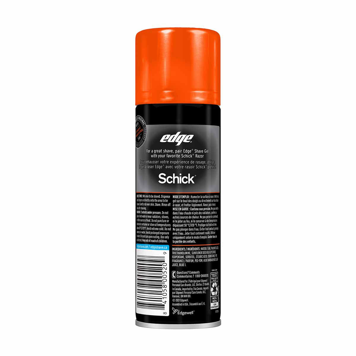 Edge Sensitive Skin Men's Shave Gel, 7 oz