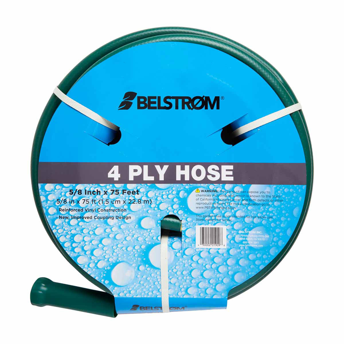 Belstrom PVC 4 Ply Garden Hose, 75 ft, 1 ct