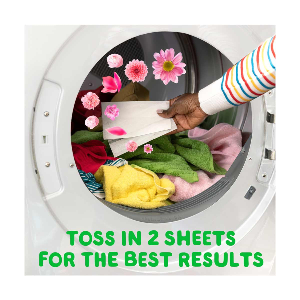 Gain dryer sheets, 105 Count, Original Scent Laundry Fabric Softener Sheets with 2-in-1 Aromaboost Plus Softness