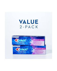 Crest 3D White Radiant Mint Toothpaste, 3.8 oz - 2 ct