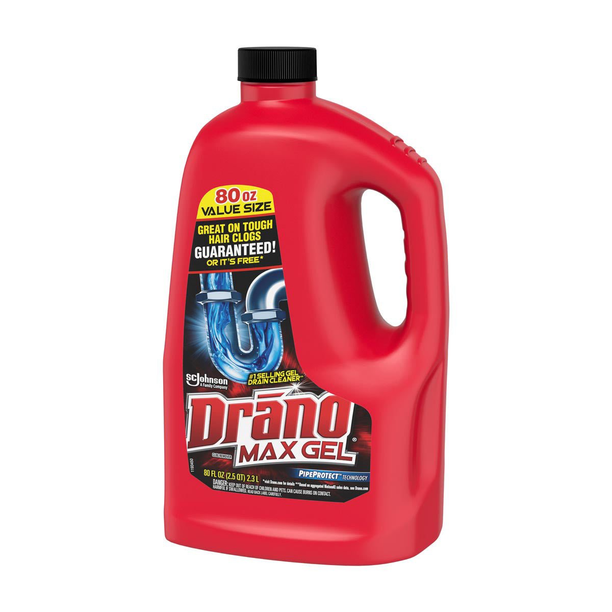 Drano® Max Gel Clog Remover, 80 oz, 1 ct