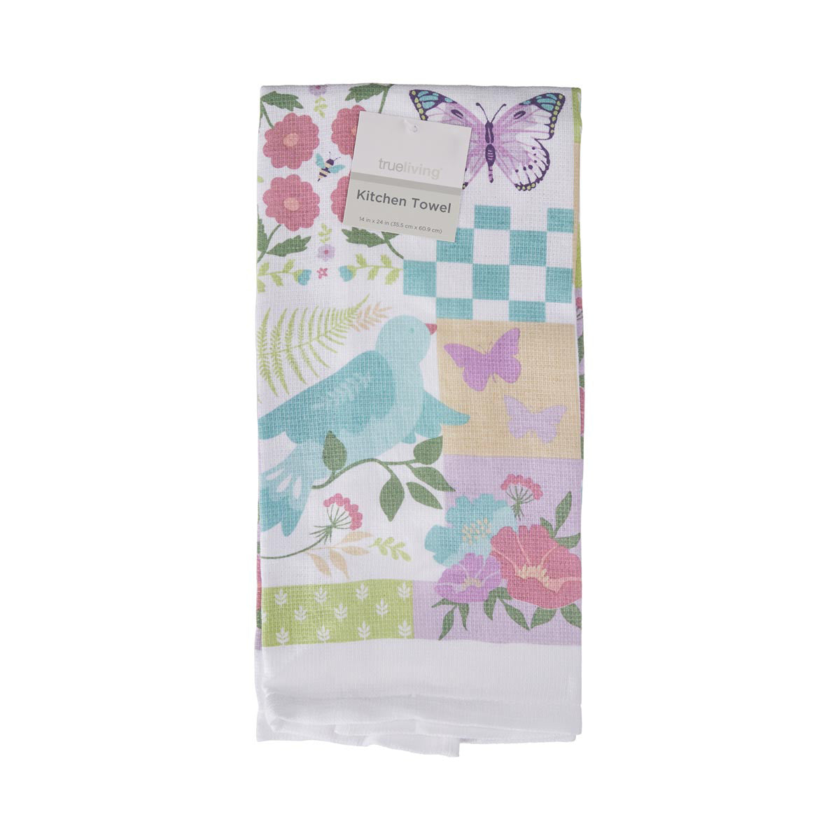 TrueLiving Kitchen Towels, 14 in x 24 in, Assorted