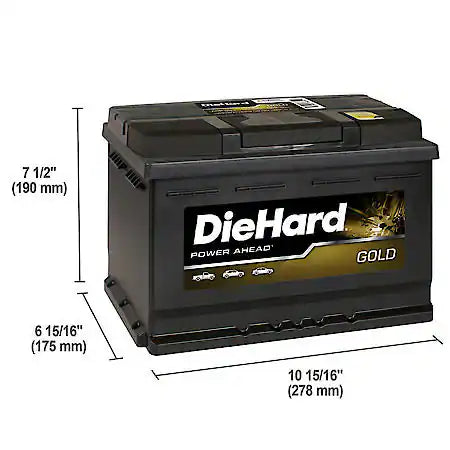 Battery: H6R Group Size, 600 CCA, 750 CA, 110 Minute Reserve Capacity, Maximum Starting Power