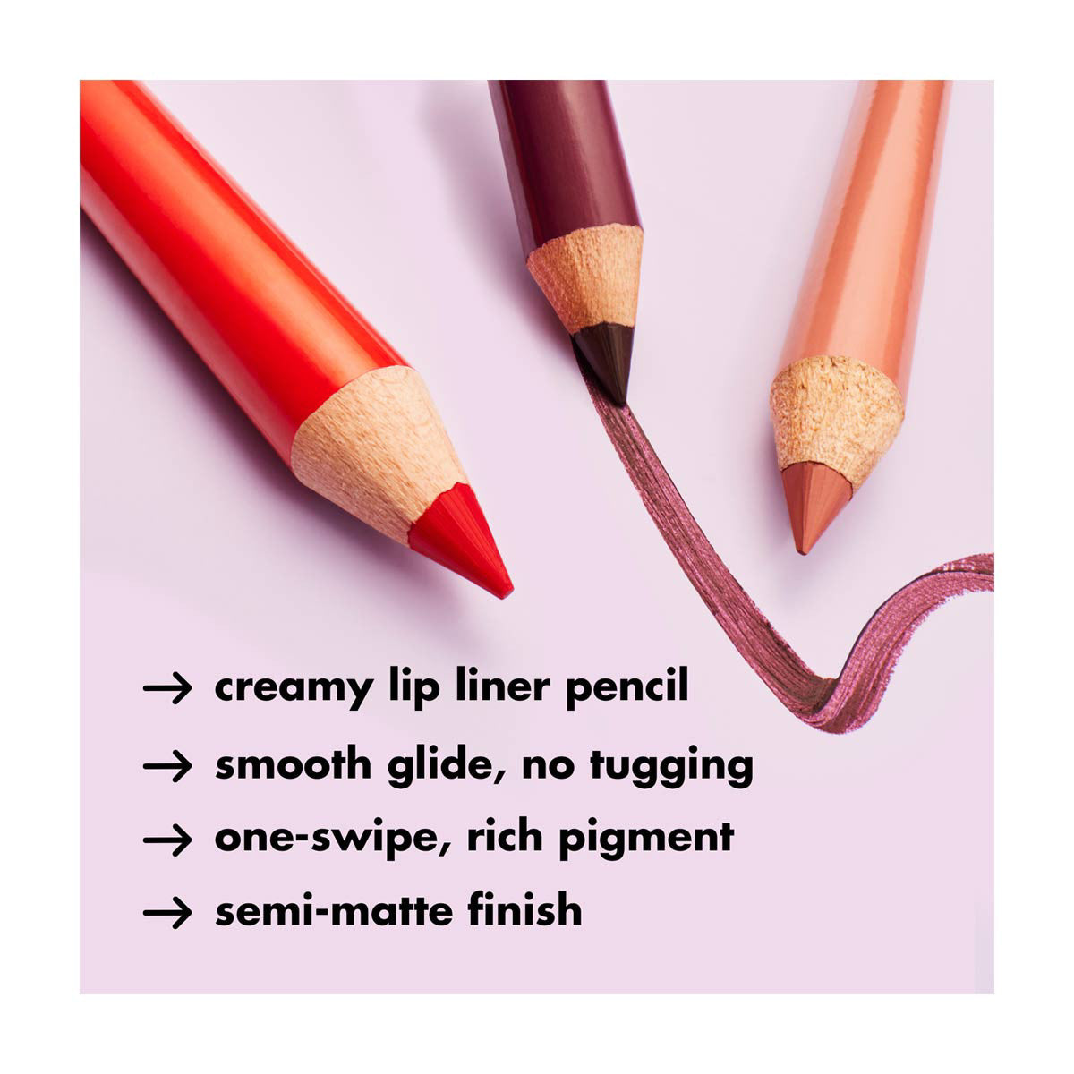 e.l.f. Cream Glide Lip Liner, Spill the Tea, 0.03 oz
