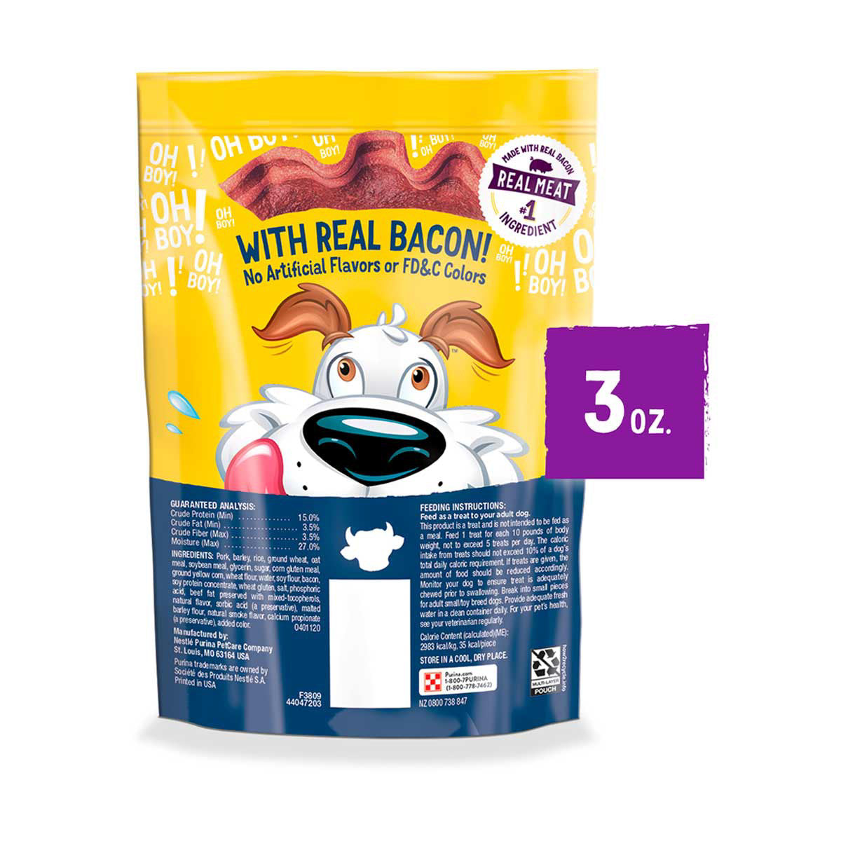 Beggin' Strips With Bacon and Beef Flavor Dog Treats, 3 oz