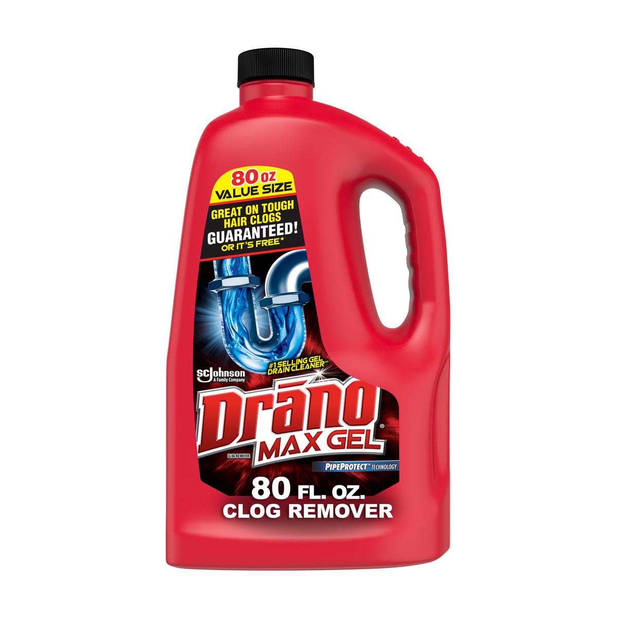 Drano® Max Gel Clog Remover, 80 oz, 1 ct