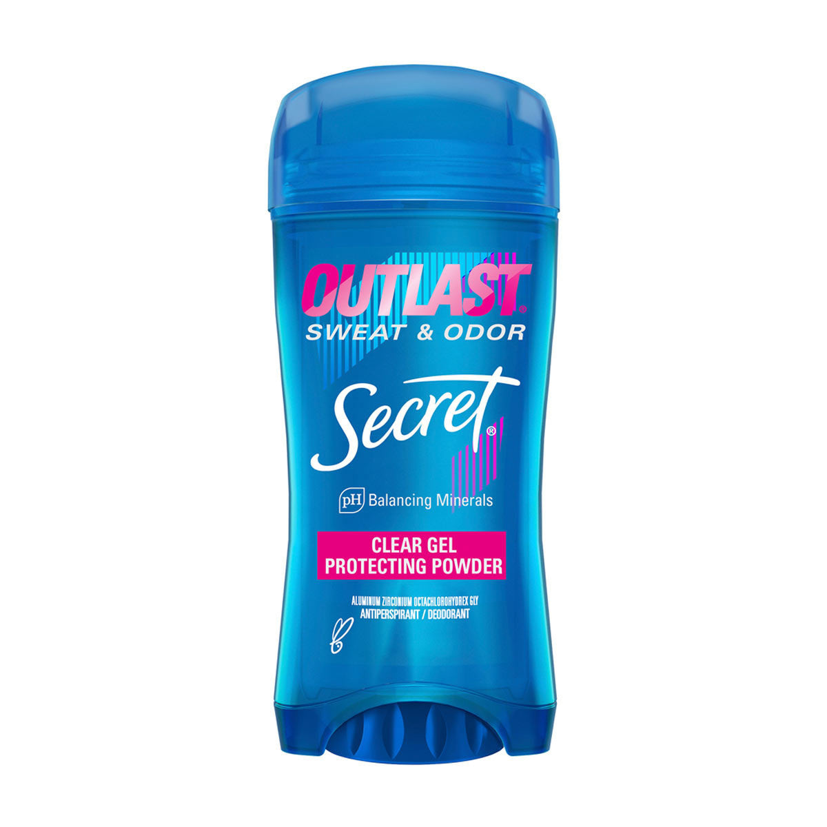 Secret Outlast Clear Gel Antiperspirant Deodorant for Women, Protecting Powder 3.4 oz