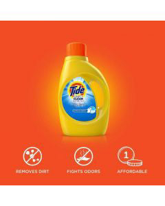 Tide Simply Clean & Fresh Liquid Laundry Detergent, Refreshing Breeze, 10 oz